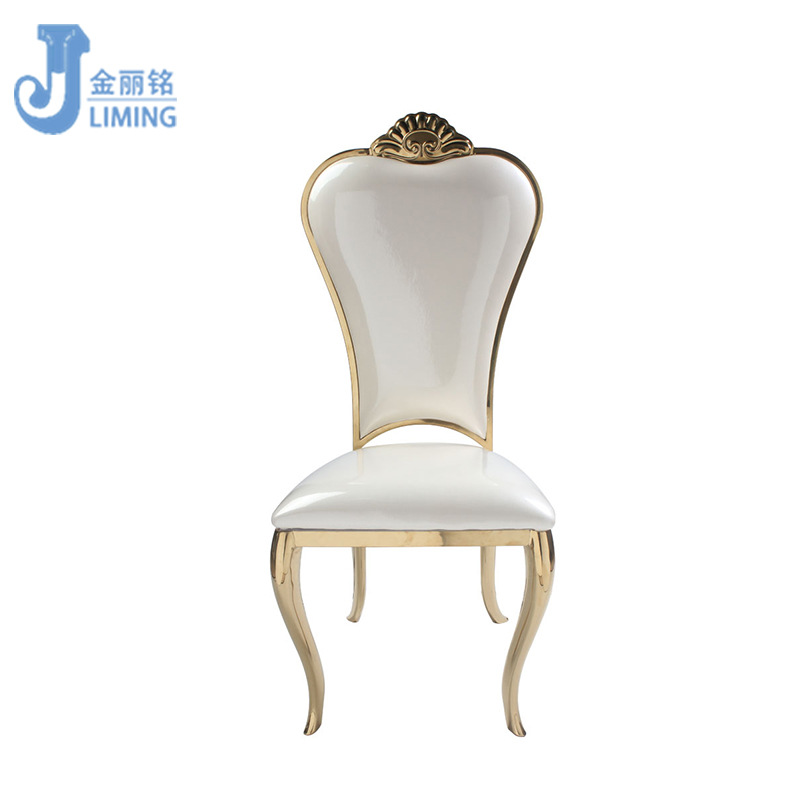 Fábrica al por mayor silla de acero inoxidable moderno minimalista restaurante dorado comedor silla de acero inoxidable pu cuero comedor silla respaldo silla
