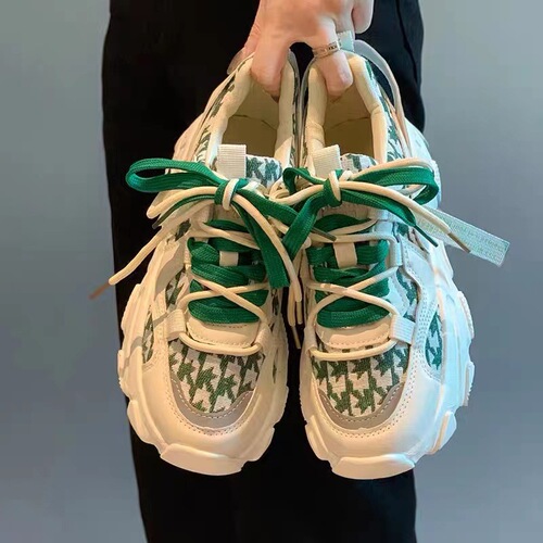 Dad's casual shoes for women  summer new sports shoes for women breathable platform thick-soled shoes for women ins trendy women's shoes