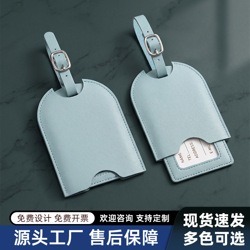 Cross-Border In-Stock Push-Pull Business Pu Leather Luggage Tag, Hidden Leather Airline Boarding Pass Holder, Suitcase Tag Cross-Border In-Stock Push-Pull Business Pu Leather Luggage Tag, Hidden Leather Airline Boarding Pass Holder, Suitcase Tag