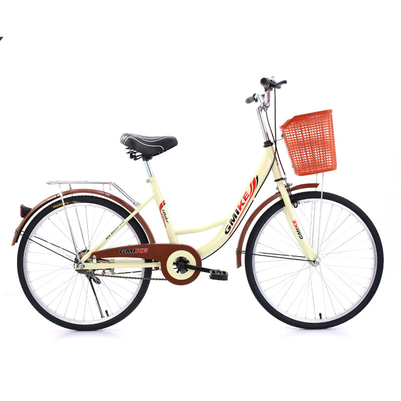 24inch Commuting Inflatable-Free Bicycle for Students, Men and Women, Adult Transportation, 26inch Solid Tire Cycling