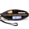 Fashionable thin leather shoulder bag, small clutch bag, cowhide, genuine leather