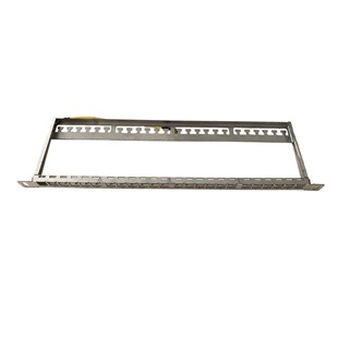 Category 6 0.5U24 Port Engineering-Grade Shielded Network Patch Panel Voice Telephone Network Modular