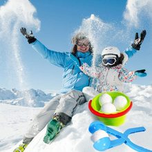 工厂供应儿童户外雪地玩耍 打雪仗快速制造雪球夹 海滩玩沙模型