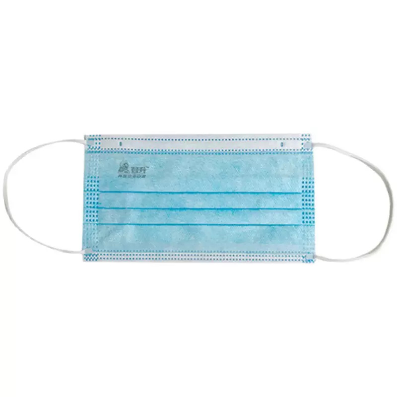 Descenso máscara desechable para proteger la respiración ligera y delgada, antipolvo para adultos tridimensionales, una caja azul de 50 piezas