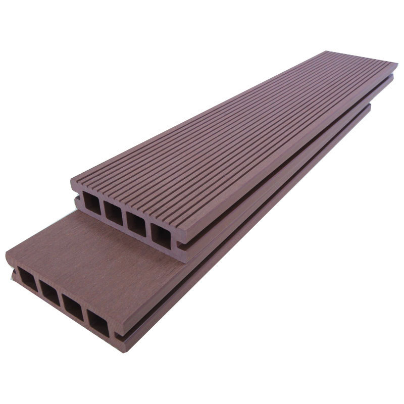 Fábrica de piso de plástico de madera al aire libre agujero redondo plástico piso de madera jardín patio ingeniería al aire libre decorativo Placa de agujero cuadrado anticorrosión