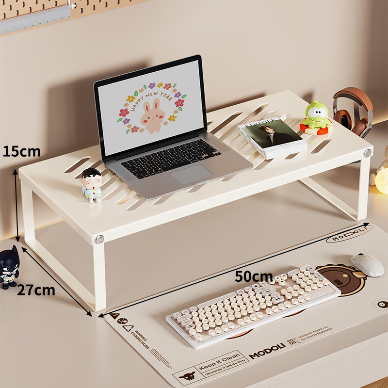 Soporte Elevador para Laptop de Hierro Plegable con Disipación de Calor para Oficina