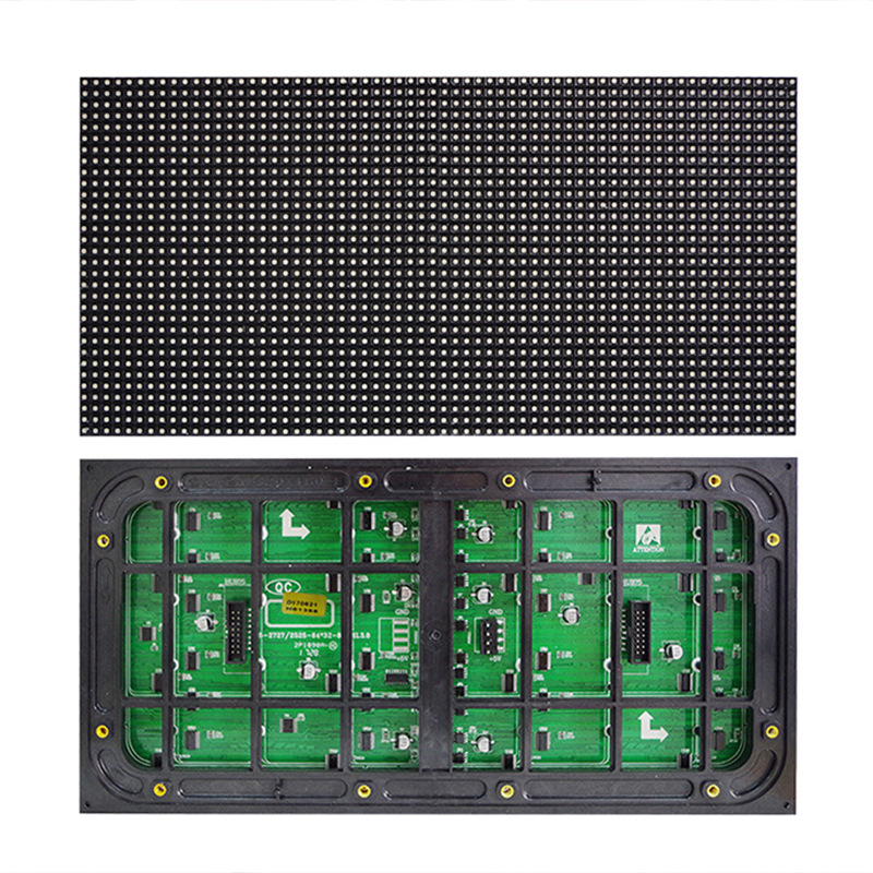 Pantalla LED a prueba de agua, panel de pantalla LED a todo color, pantalla grande de alta definición para exteriores, de bajo consumo.