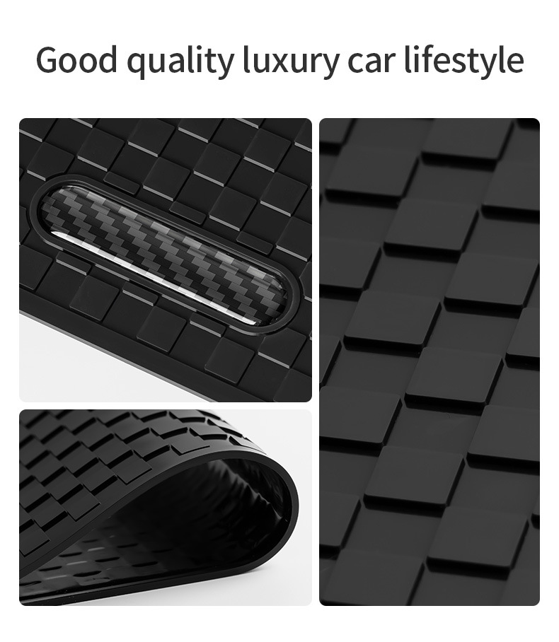 Cross-Border Hot-Selling Car Anti-Slip Mat, Silicone Storage Mat for Car Dashboard, High-Temperature Resistant Dashboard Mat