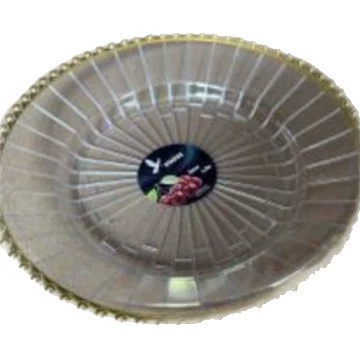 Cross-border plastic glacier pattern light luxury fruit plate home living room coffee table high-end water snacks wholesale hot selling foreign trade Phnom Penh