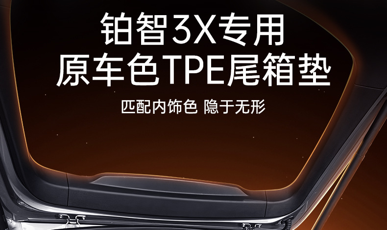 Specially Used for Toyota Platinum 3X Trunk Mat Tpe2025 Car Trunk Mat Modification Accessories Foot Mat Supplies