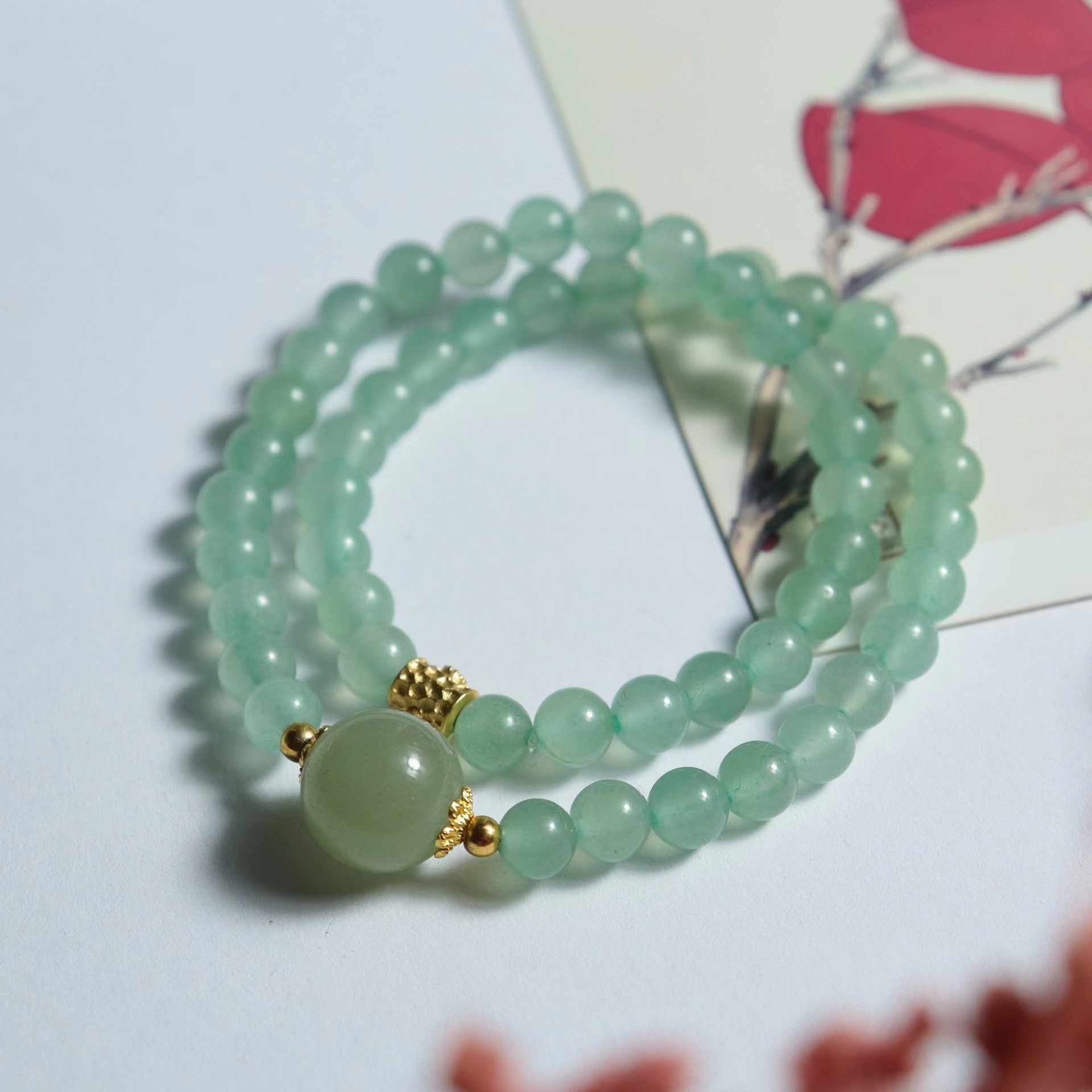 녹색 구슬 멀티 원