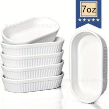 烤盘焦糖布丁碟陶瓷烘培餐具Porcelain Ramekins for Baking Crem