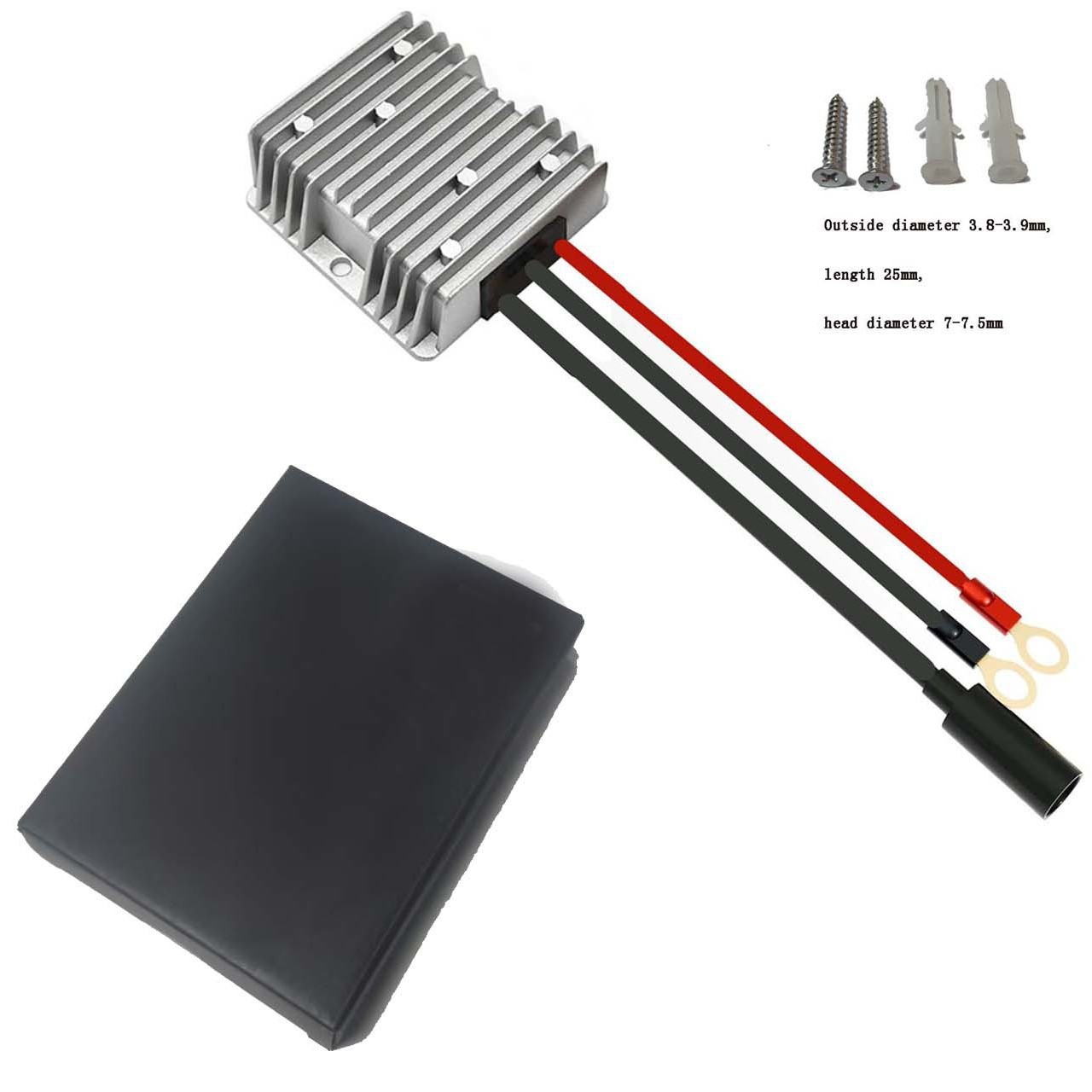 IP67 105W DC-DC 电源适配器，O-RING接线端子，DC防水公头/母头