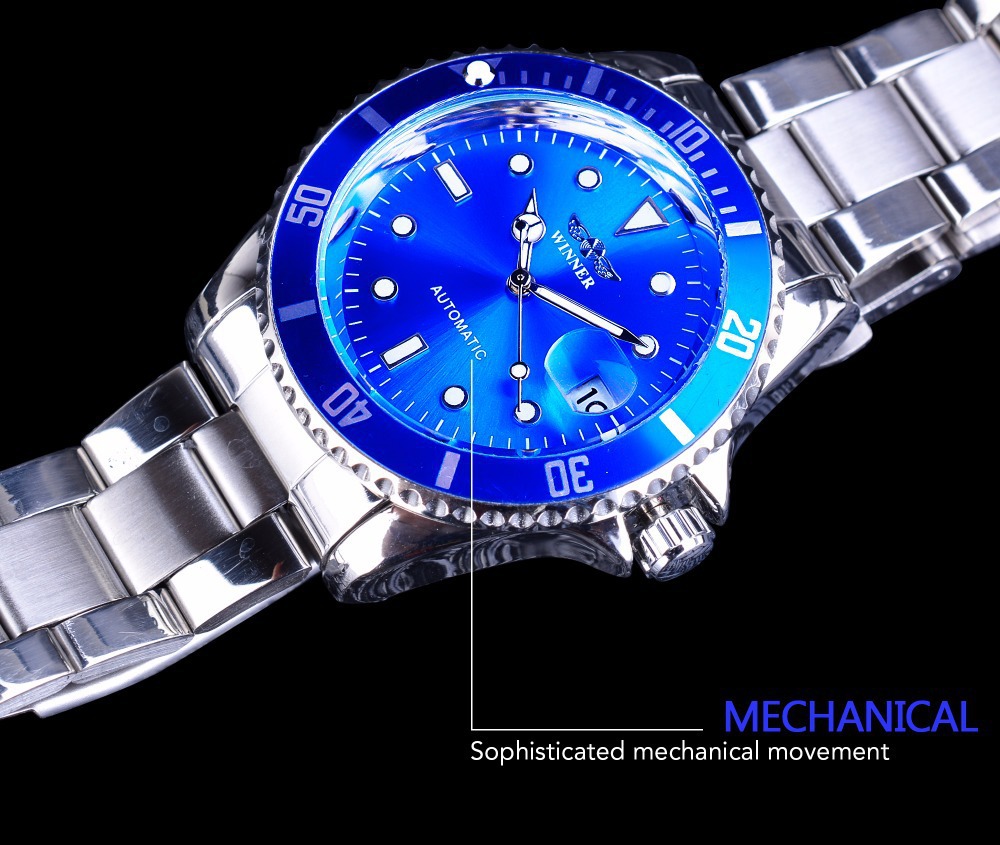 Automatic Mechanical Men's Watch Submariner Style Business Fashion_voghion.com