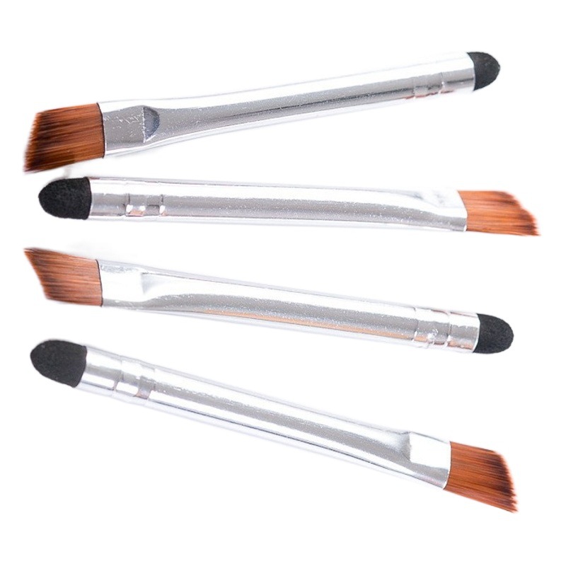 Double-headed eye shadow stick bullet eyebrow brush mini eyebrow brush eyebrow brush oblique eyebrow brush