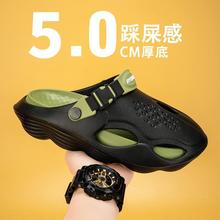 2025年新款跨境批发--夏季踩屎感洞洞凉鞋包头拖鞋-特价主推优惠