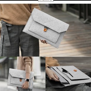 Apple Macbook liner bag Laptop Tablet IPAD protective case felt bag custom LOGO