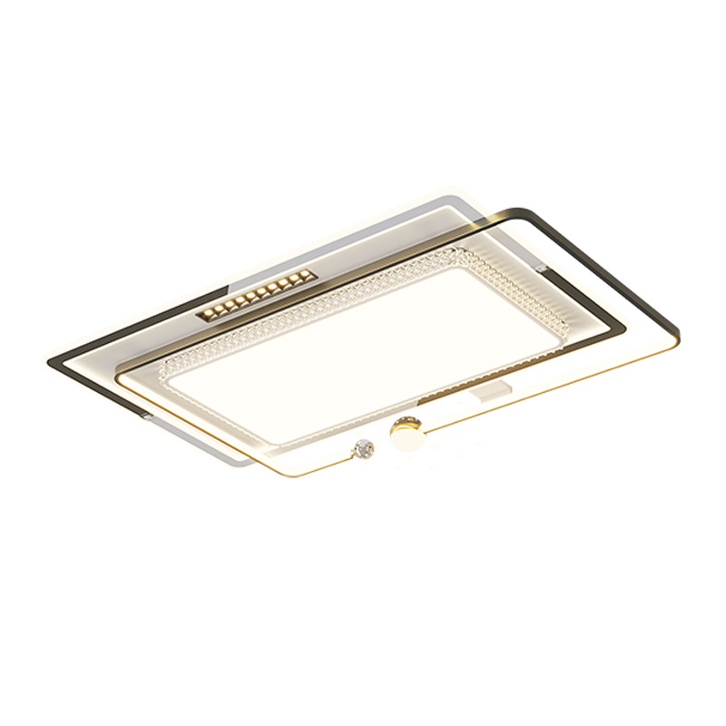 Star Top Sala de estar Lámpara de techo Nordic Light Luxury Crystal Simple, cálida y romántica Sala de iluminación de alta gama 440L