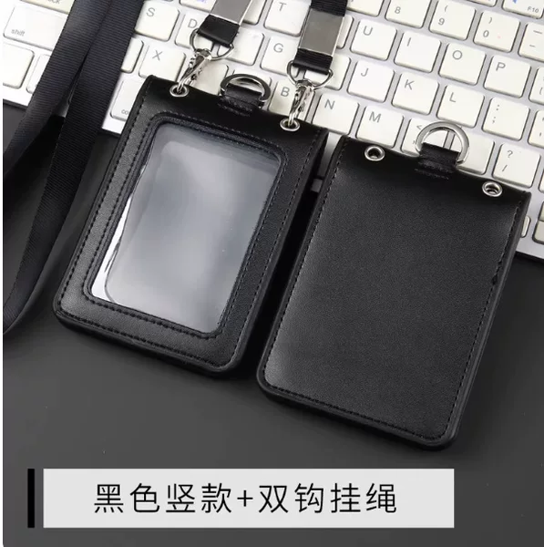New Version of Genuine Leather Disabled Id Card Holder with Gold-Stamped Cowhide Shell and Multiple Card Slots, Protective Cover for Disabled Id Cards