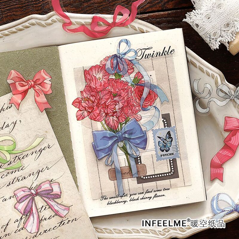 Infeel.Me 时间应答系列 PET贴纸包手账拼贴打底装饰DIY4款|undefined