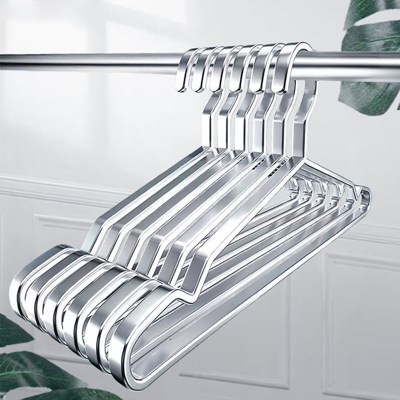 Stainless Steel Clothes Hangers, Non-Marking, Household Clothes Hangers, Thickened Clothes Hangers, Drying Racks, Clothes Racks, Wholesale