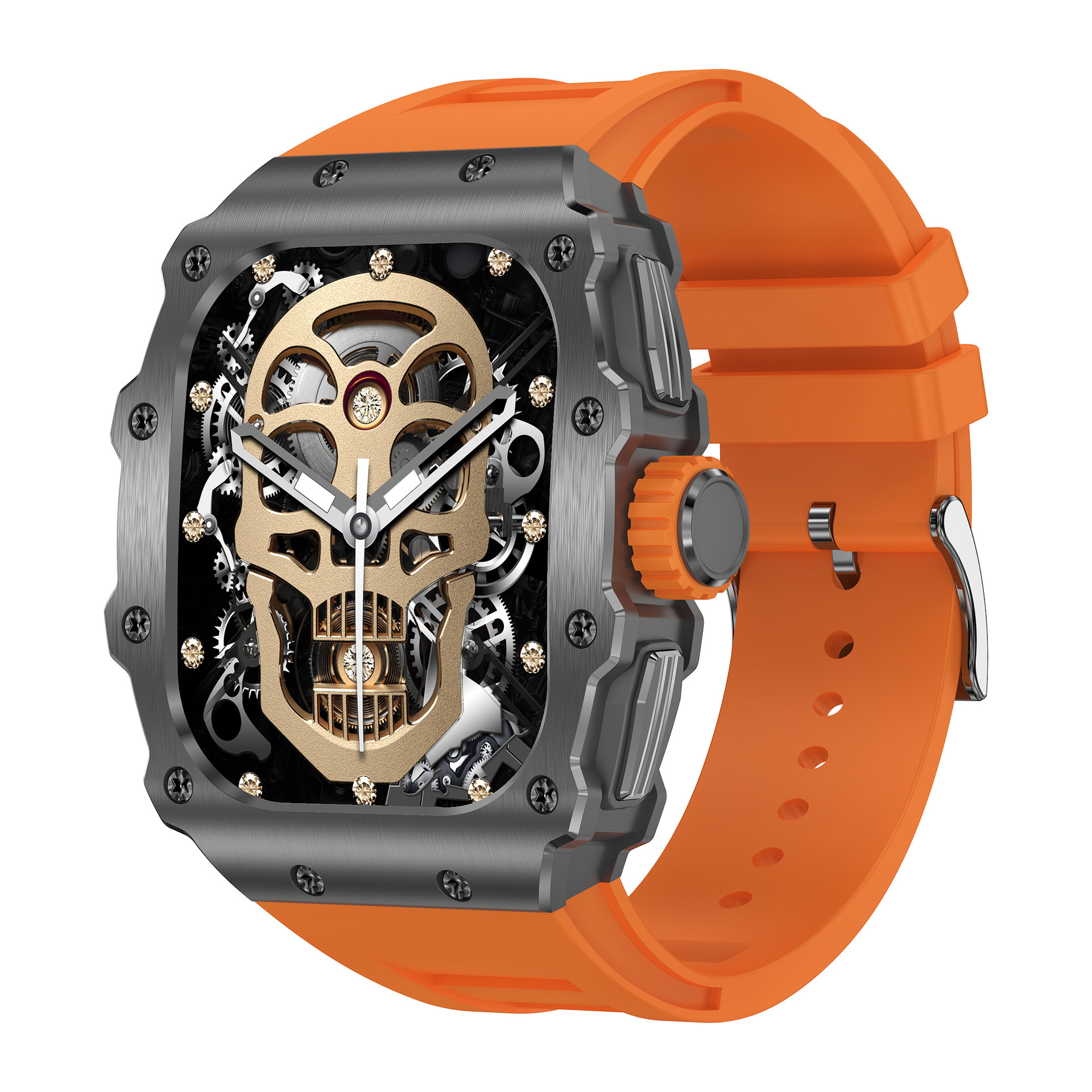 Cross-border new AK65 smart watch Bluetooth voice health monitoring sports mode AMOLED screen heart rate blood pressure