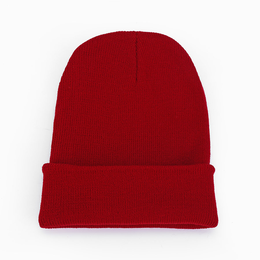 Unisex Fashion soft beanie ski hat candy color light plate thick melon skin hat double knit hat_voghion.com