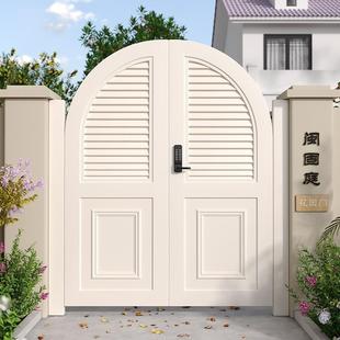 Courtyard Entrance Door, Rural Self-Built House, Electric Yard, Outdoor Villa Courtyard Door, Modern Simple Double Door
