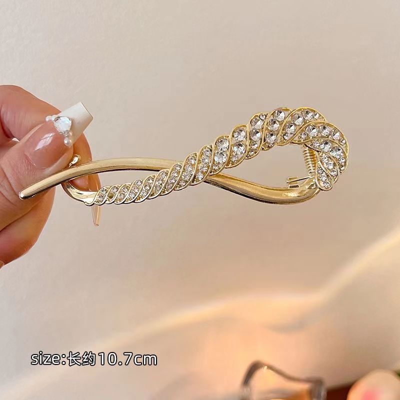 낚시 바늘 트위스트 클립 골드