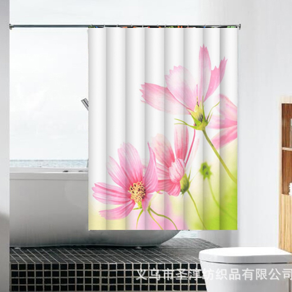 Cortina de puerta decorativa de tela de estilo europeo ins partición de impresión del hogar inodoro media cortina de puerta dormitorio sala de estar doble cortina de puerta abierta