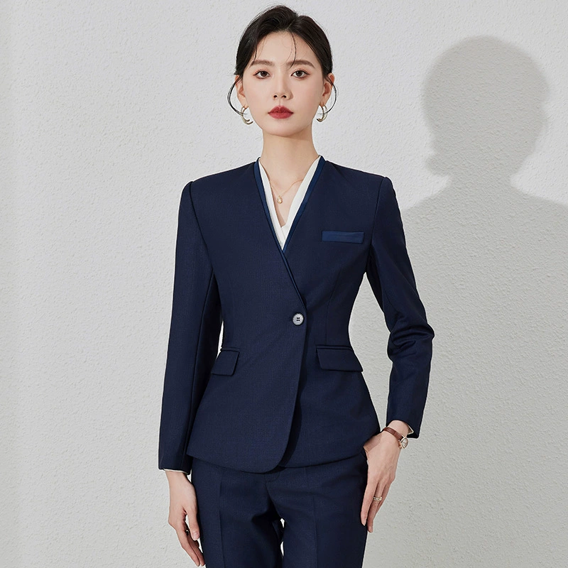 Black set, autumn classic suit jacket for work