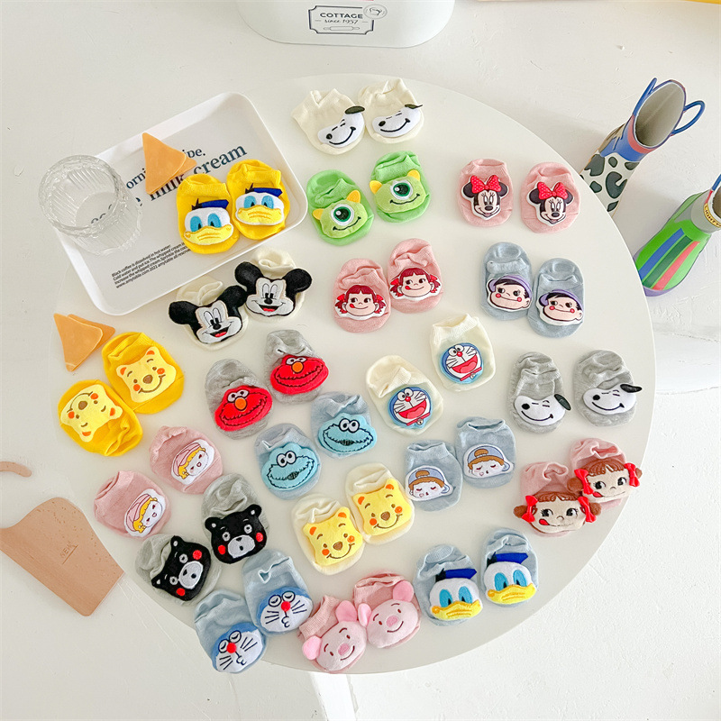 Baby Socks Men and Women Baby Non-slip Cartoon Doll Shaped Socks with Photo Baby Toddler Socks Baby Socks Men and Women Baby Non-slip Cartoon Doll Shaped Socks with Photo Baby Toddler Socks