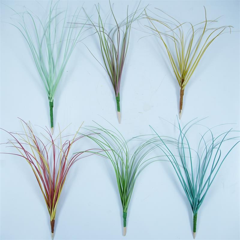 阻燃防火软装装饰假草草丛造景仿真草小草芦苇草单支洋葱草蒲苇草