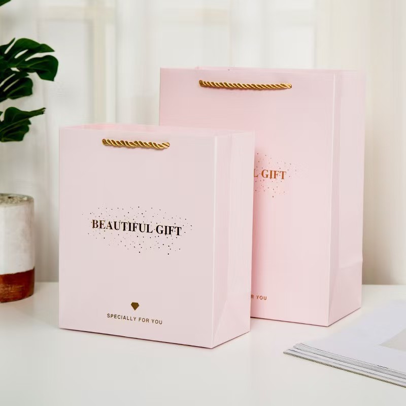 Nueva caja de regalo rosa de doble apertura, caja de regalo para el Día de San Valentín, caja de regalo de alta gama para niñas, caja de regalo de recuerdo, caja de embalaje al por mayor