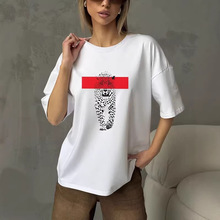 2026�ļ��¿� ��ʽ���ű���ӡ������T��Ů����oversize�����ٴ�