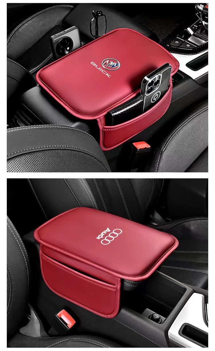 Car armrest box pad central raised pad car middle protective cover car elbow advanced thickened and lengthened universal
