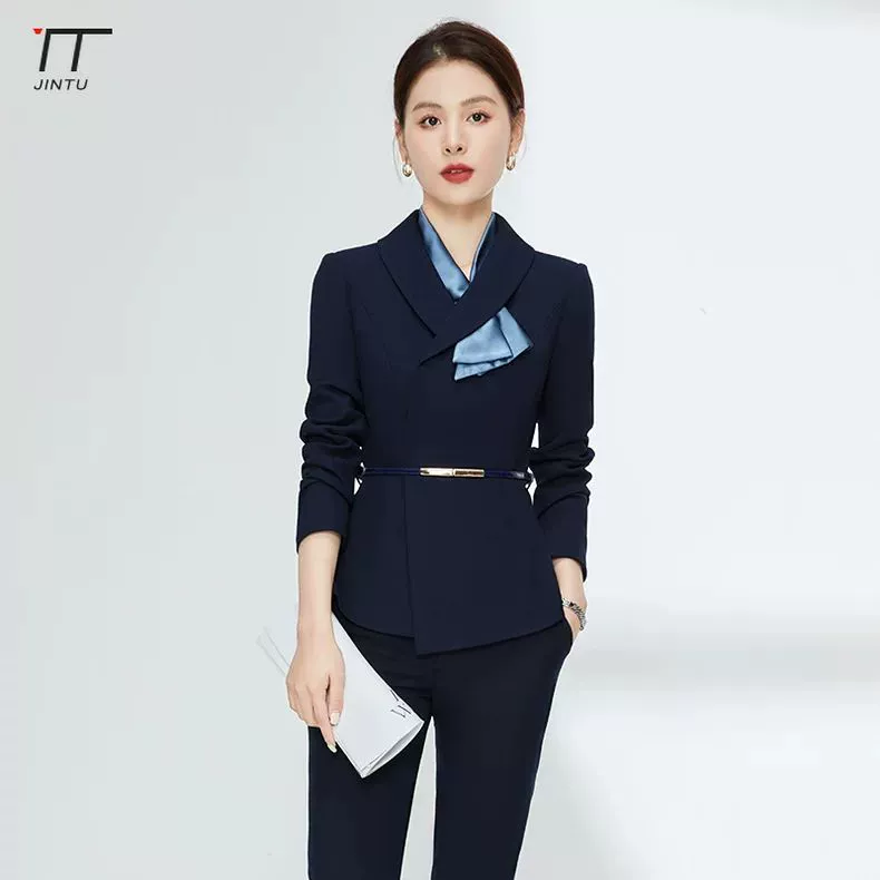 Профессиональная одежда костюм костюм женский осенний и зимний темперамент отдел продаж