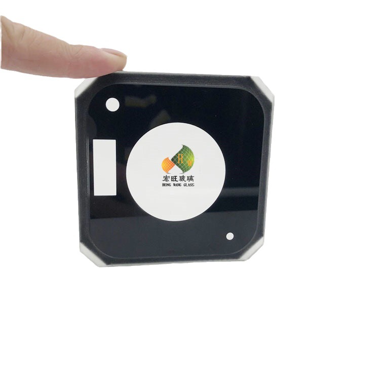 3mm丝印玻璃 多色耐高温钢化玻璃 灯具专用防指纹AF玻璃