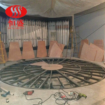 4S Store Car Show High-End Rotating Car Platform for Photography, 360-Degree Garage Parking Positioning Turntable, Venue Display