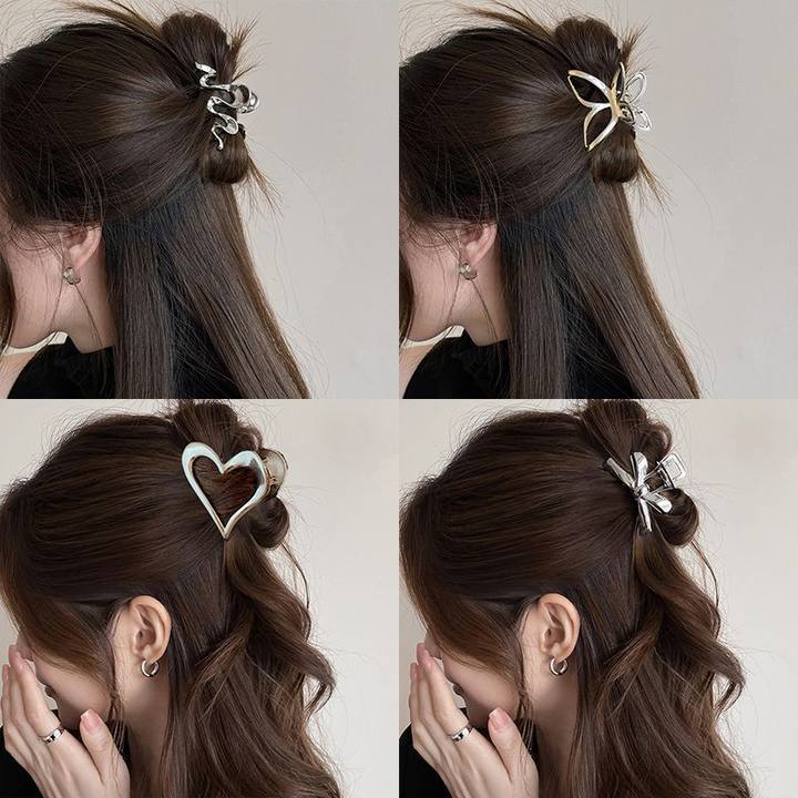 Elegant wavy crab pin