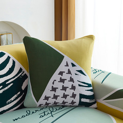 Elastic Milk Silk Printed Pillowcase Sofa Cushion Dust Cover Cross-border Elastic Pillowcase