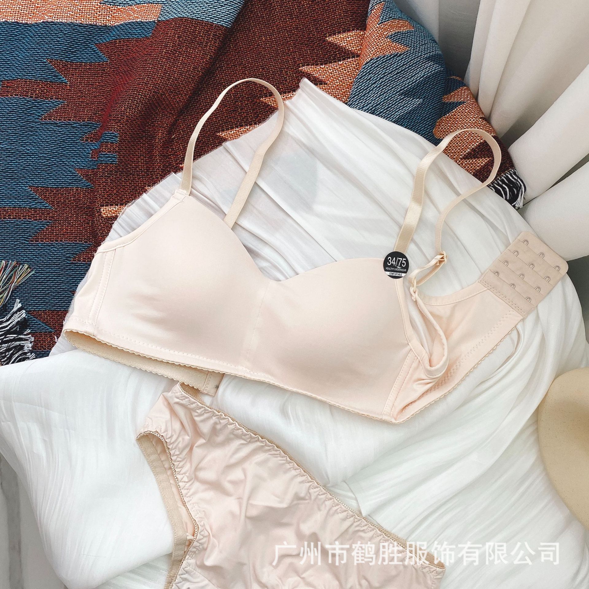 Venta directa de fábrica comercio electrónico transfronterizo Sudeste de Asia Vietnam Tailandia damas sin costuras sujetador de recogida lateral cómodo