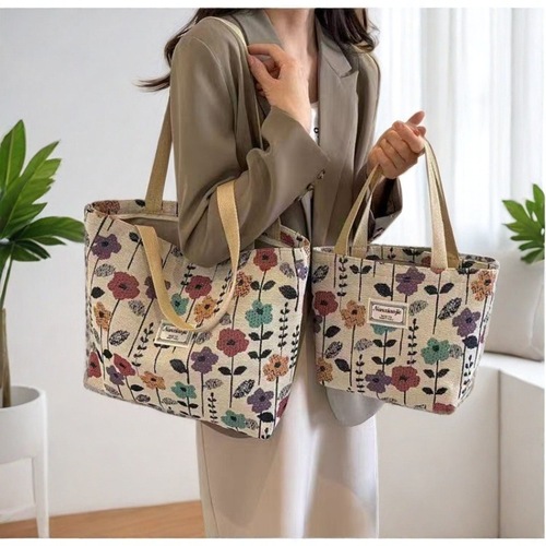 Bestselling Large Capacity Unisex Shoulder Bag Women 2024 New Ins Canvas Tote Bag School Handbag Commute DY