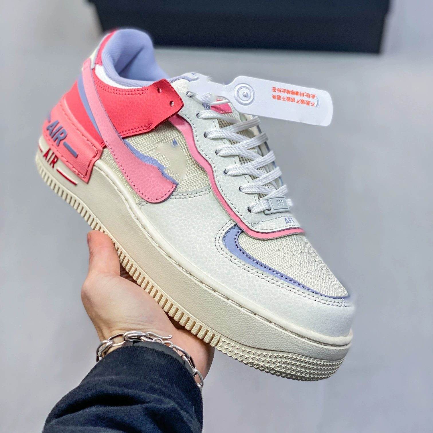 Nike Air Force 1 Shadow, универсальные кроссовки для мужчин и женщин платформа