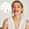 96pcs earrings circular earrings hoop French ear ring shrimp bursal ear hook diy jewelry accessories needle buckle earrings