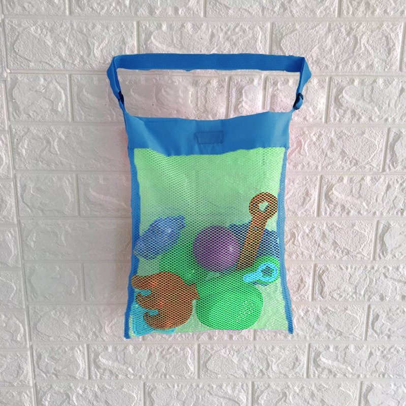 Fábrica al por mayor de múltiples capas de los niños bolsa de almacenamiento de juguete plegable bolsa de almacenamiento portátil bolsa de arena herramienta de excavación bolsa de red