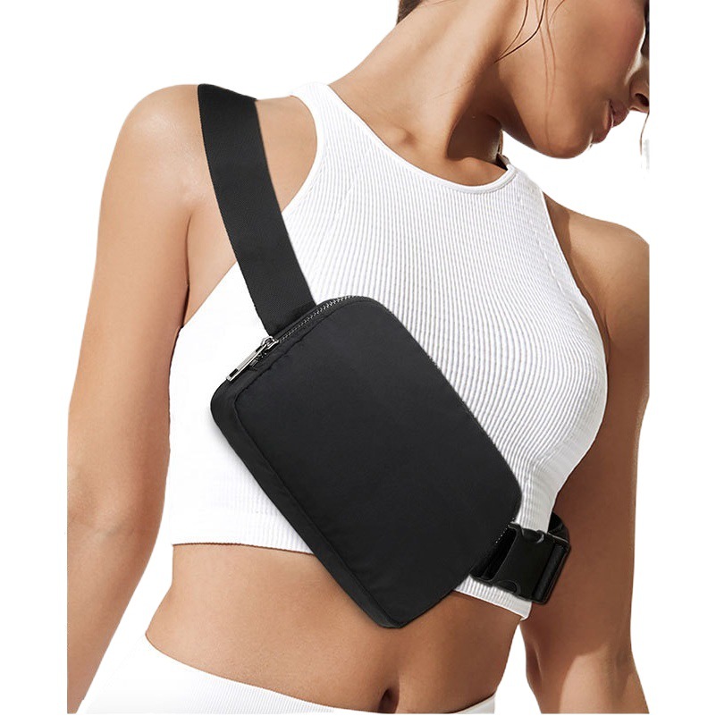 Lulu Waist Bag Running Casual Chest Bag Outdoor Sports Custom Logo Crossbody Bag Gift Wholesale Outdoor Sports