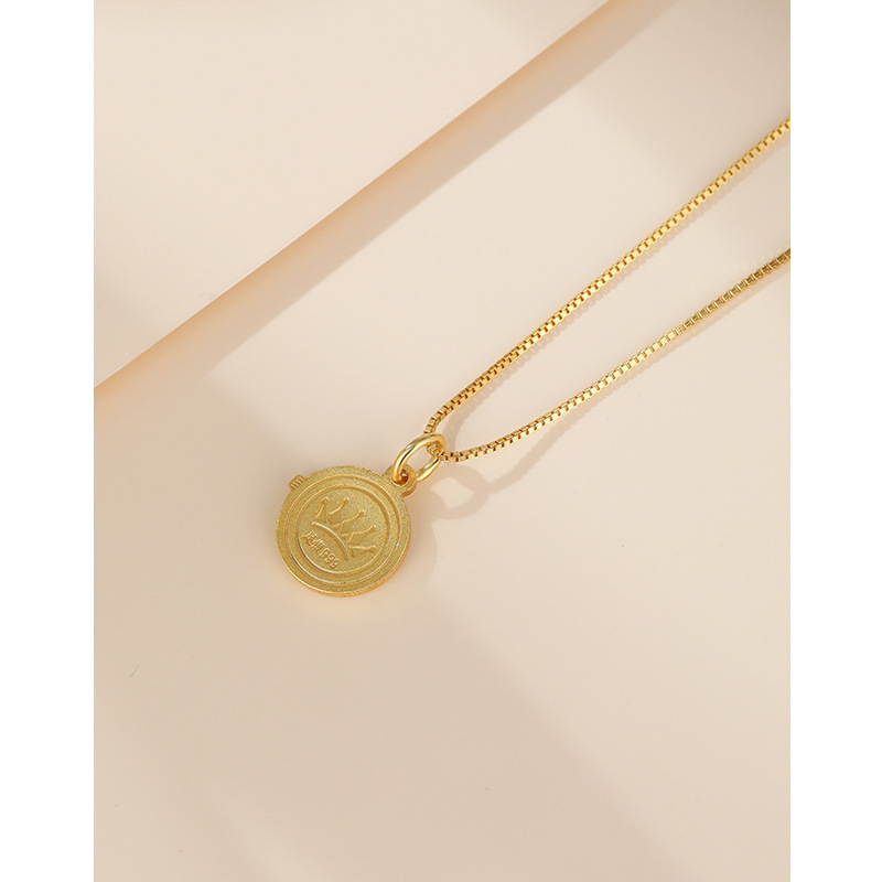 520 reloj confesión reloj collar femenino 999 plata esterlina nicho Luz de lujo de alto grado sentido poco Libro Rojo popular cadena de clavícula