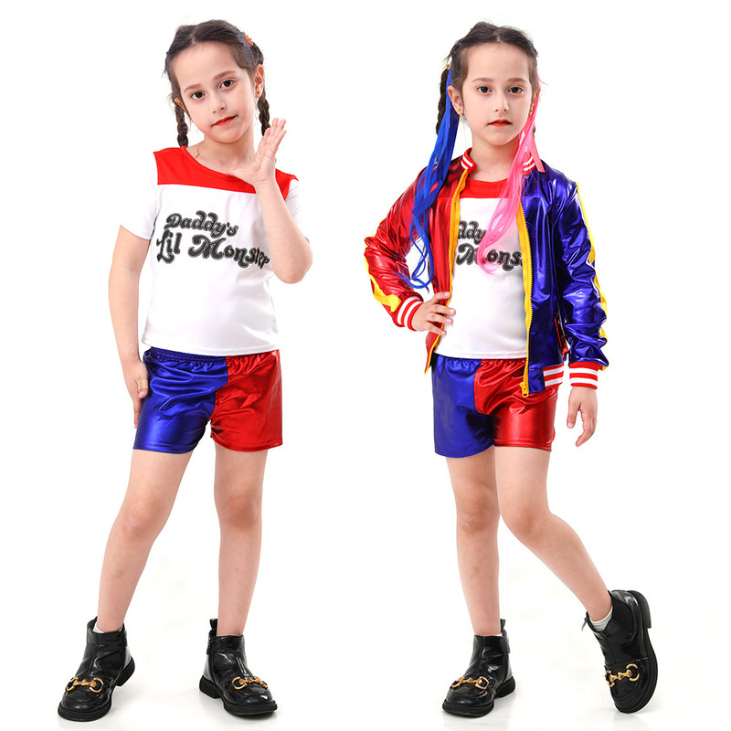 Halloween suicide squad Costume Harley Quinn suicide squad Clown Girl Costume Costume New