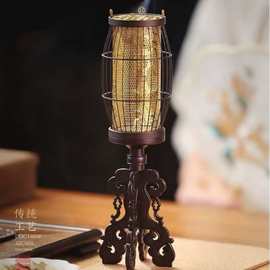 宫廷灯香炉家用室内熏香炉沉香檀香炉烛台纯铜香薰炉小众高级摆件
